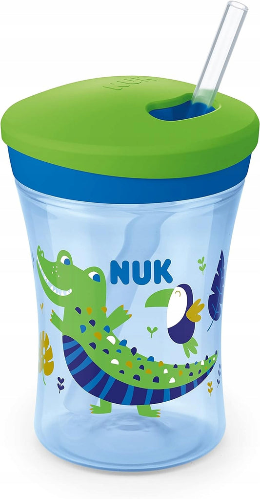 NUK Action Cup TAZZA ANTIGOCCIA con effetto camaleonte 12 m+