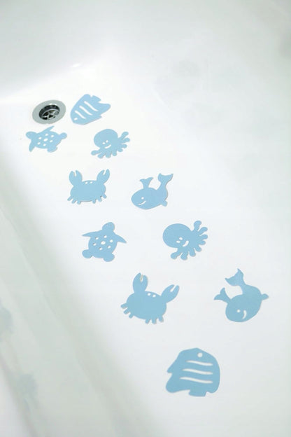 DREAMBABY G128 Antirutschaufkleber für Badewannen mit Wärmesensor x10