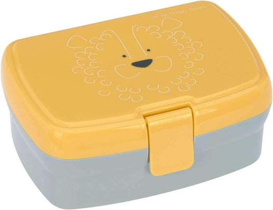 LASSIG lunchbox met uitneembaar snackbakje 460 ml LEEUW