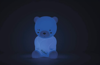 KALOO Silikon-LED-Nachtlicht 3 Farben 18 cm BÄR