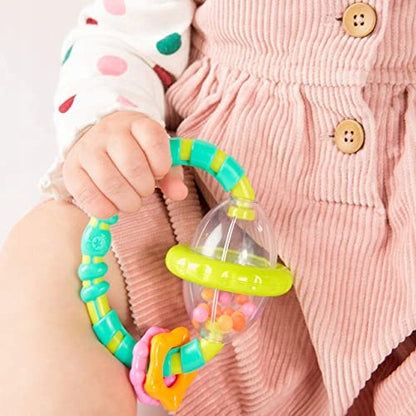 BRIGHT STARTS Grab&Spin grzechotka 3msc+
