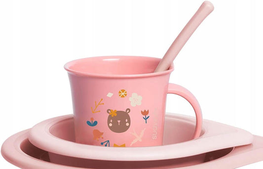 SUAVINEX servies-set: beker, kommetje en lepeltje