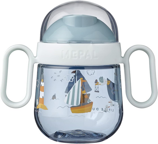 MEPAL Sippy Cup hrnek proti rozlití oboustranný náustek 200 ml 6 m+