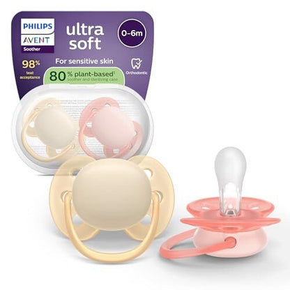 Philips Avent Ultra Soft Sauger 0-6m x2
