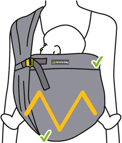 MINIMONKEY Babytragetuch NETZ bis 15kg