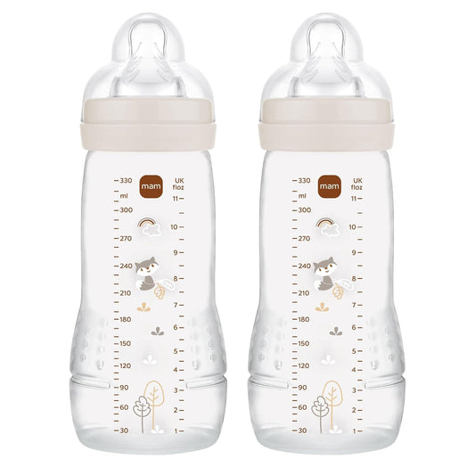 MAM Easy Active Flaschenset 2x 330 ml 4 m+ Sauger 2 FUCHS