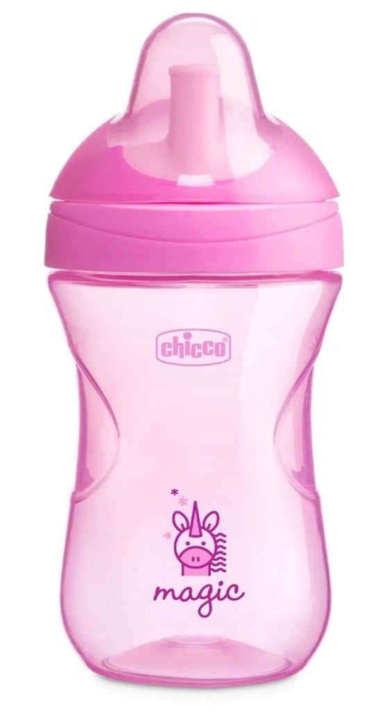 CHICCO Advanced Cup netekoucí hrnek s náustkem 266 ml 12 m+