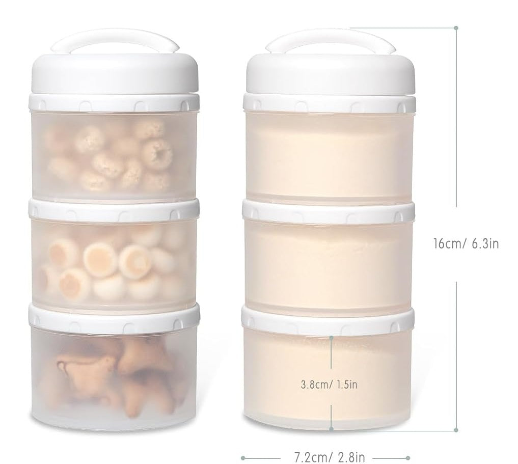 TERMICHY Behälter für Säuglingsnahrung und Snacks, 2 Stück, 6 x 60 g