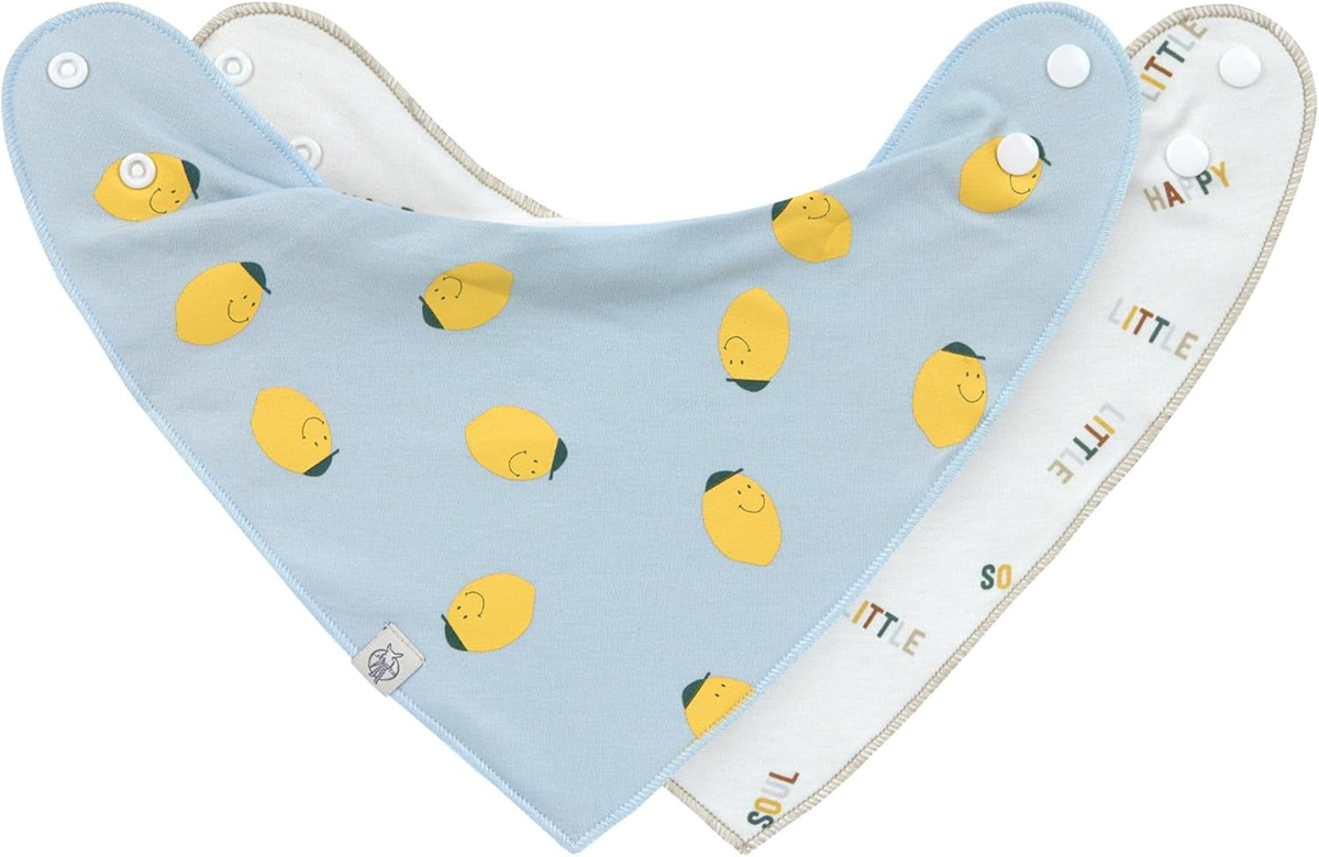 LÄSSIG Halstuch-Lätzchen x2 0-24 Monate