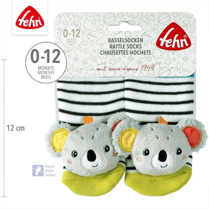 Fehn Koala skarpetki z grzechotką