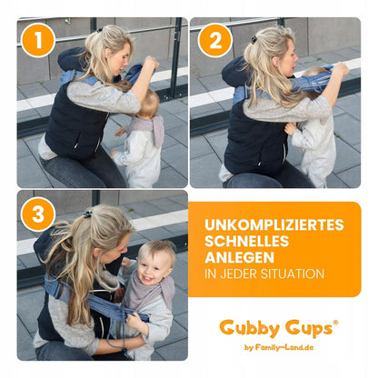 GUBBY GUPS Babytrage GURT Tragetuch bis 15kg