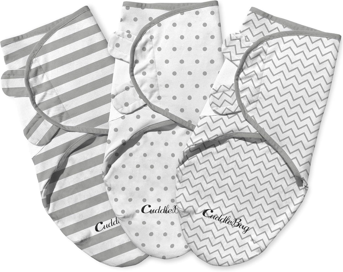 CUDDLEBUG Pucktuch für Babys x3 0-3 Monate 1TOG
