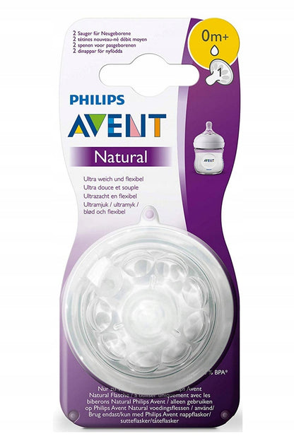 PHILIPS AVENT Natural Flaschensauger 0 Monate+ x2