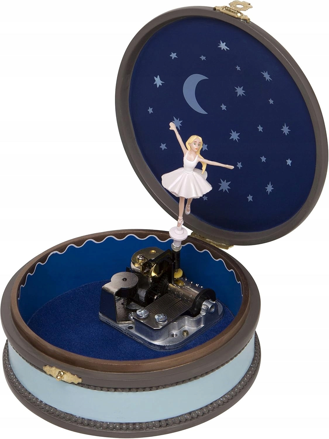 TROUSSELIER Ballerina Spieluhr in Metallschatulle SCHWANENSEE