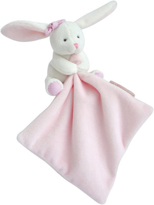 DOUDOU ET COMPAGNIE Schmusetuch HASE 17 x 17 cm