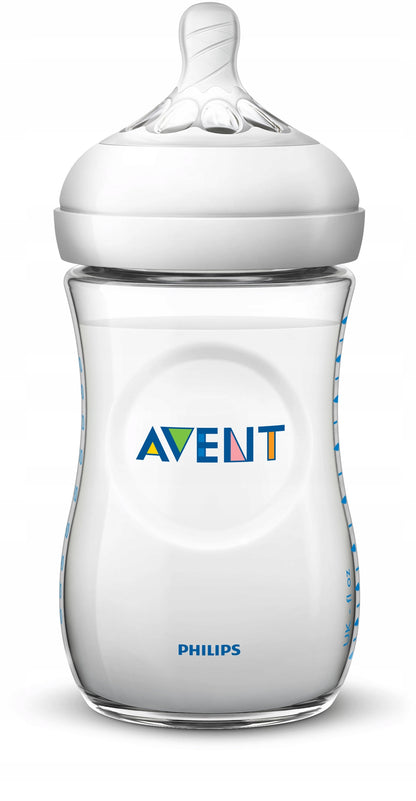 PHILIPS AVENT zestaw butelek 8 smoczków szczotka 1, butelka Natural ze smoczkiem dla noworodków