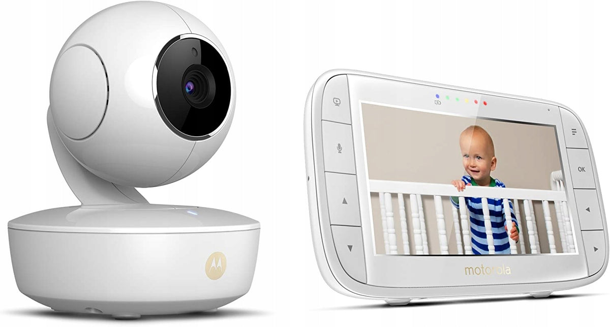 MOTOROLA MBP55 digitaler Video-Babyphone, ferngesteuert, 5" FHSS