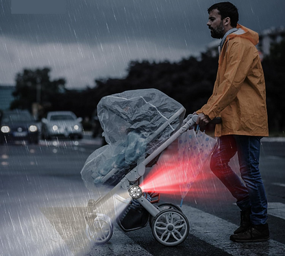 AIWORTHY IP65 wasserdichte Kinderwagenbeleuchtung 8 cm 1 Stück
