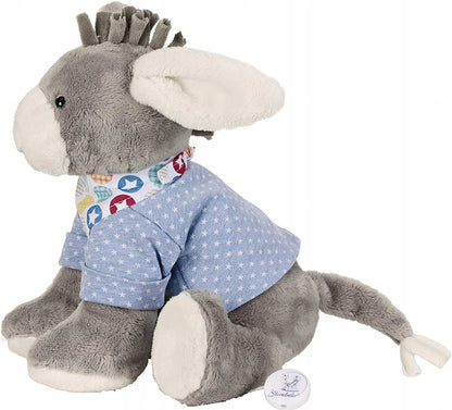 STERNTALER Osiołek Emmi MASKOTKA POZYTYWKA 28 cm "O pluszowa zabawka niebiesko-szara, wiek 0+