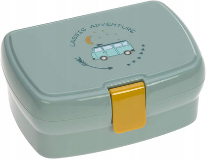 LASSIG lunch box with removable snack tray, 460 ml