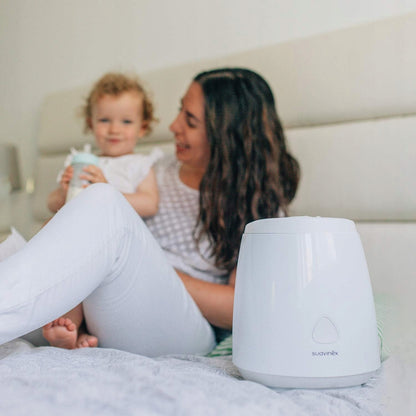 SUAVINEX Care nawilżacz ultradźwiękowy aplikacja biały, sterowany Wi‑Fi z Alexa i Google Assistant