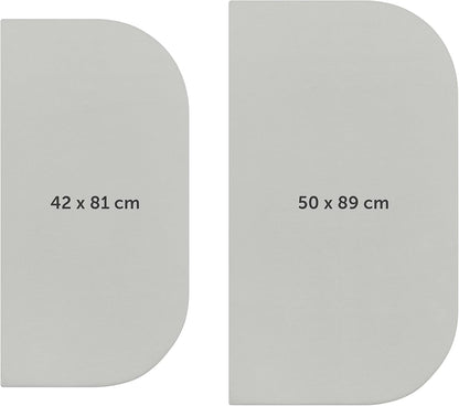 LALENI Spannbettlaken für Babybett MAXI 50x89