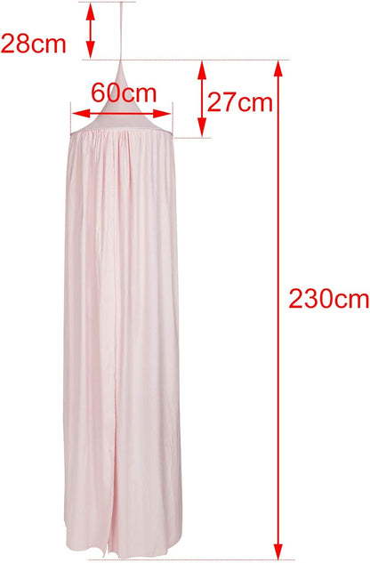 LANEETAL hängender Baldachin, texturiert, 230 cm