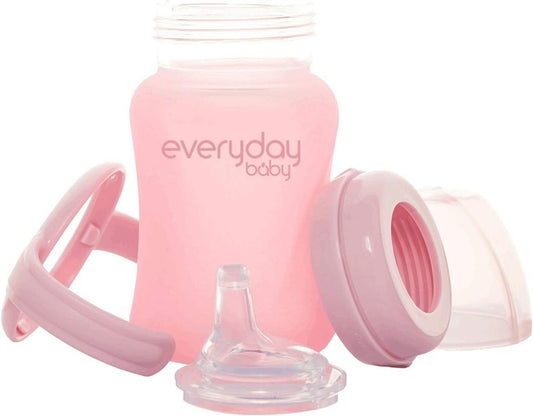 EVERYDAY BABY Sippy Cup glas drinkbeker lekvrij 150 ml 6 maanden+