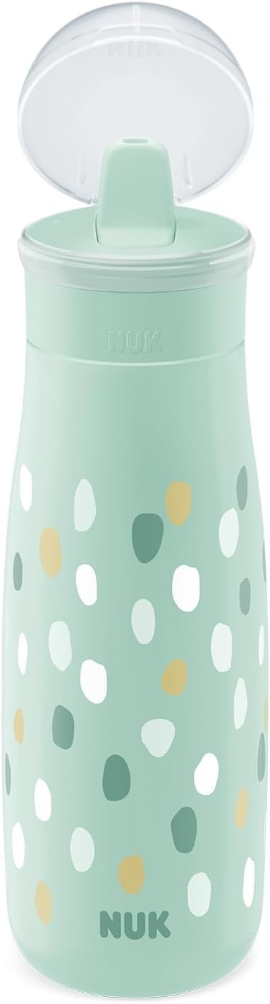 NUK Mini-Me Flip Strohhalmflasche mit Klappverschluss 450 ml 12m+