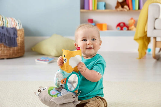FISHER-PRICE GJD37activity bookletage 3 m+materials plush, plasticnew-build conditionVisually the toy is in