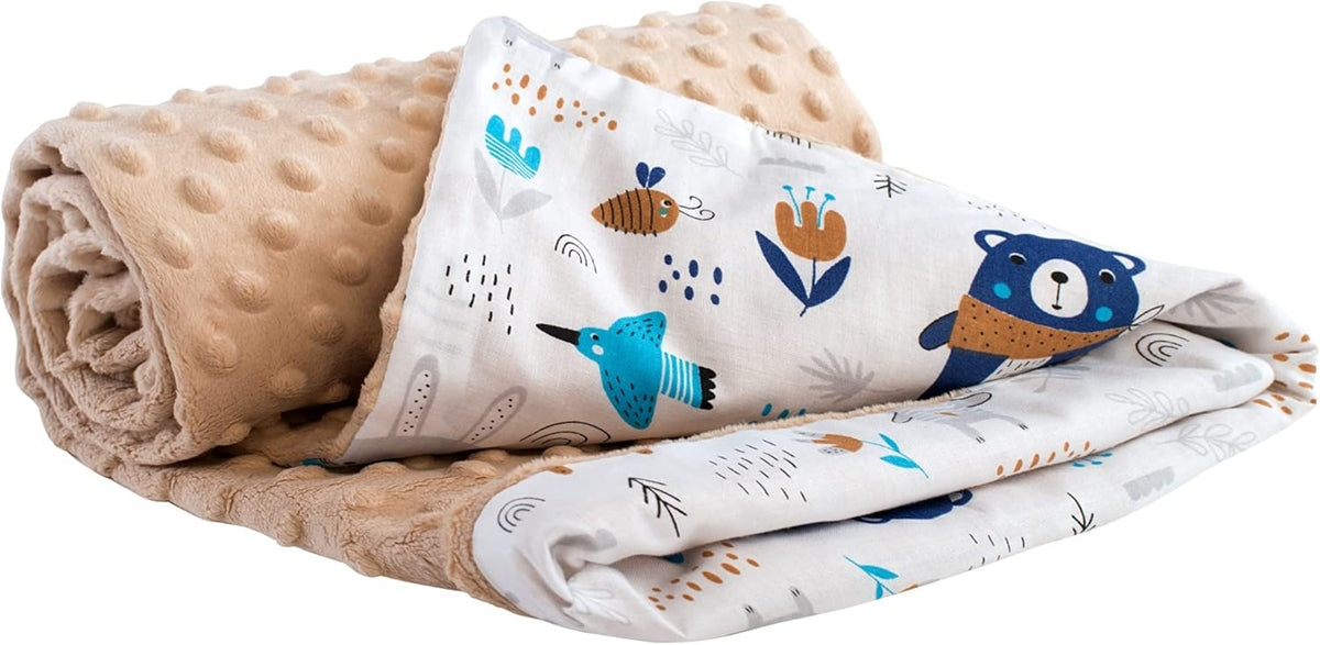 MEDIPARTNERS Babydecke Kuscheldecke 75x100 MINKY