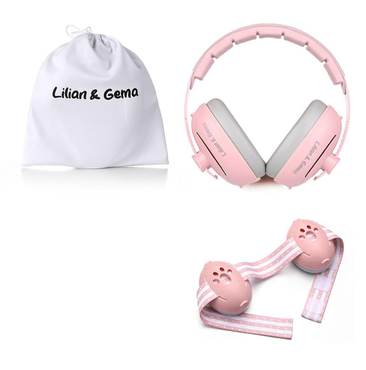 LILIAN & GEMA 2-in-1 Gehörschutzkopfhörer 25 dB + Etui