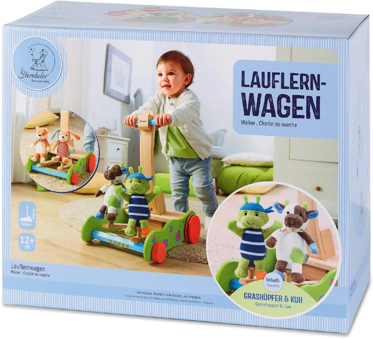STERNTALER Holz-Lauflernwagen 12M+ „O