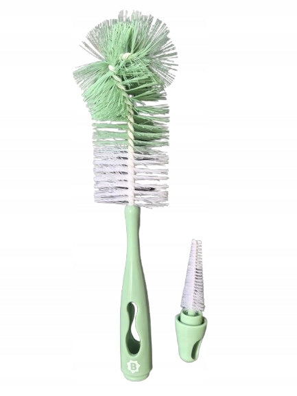 BADABULLE 2-in-1 Bürste zum Reinigen von Flaschen und Saugern 28 cm