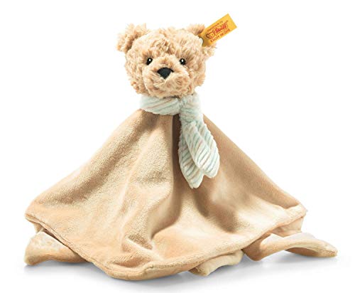 Steiff Jimmy Kuscheldecke mit Teddybär, beige, 26 cm