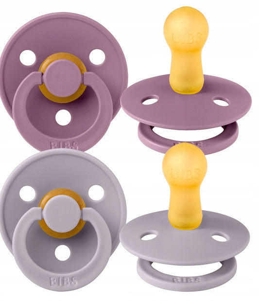 BIBS COLOUR chupetes calmantes 2 unidades caucho 0-6 meses