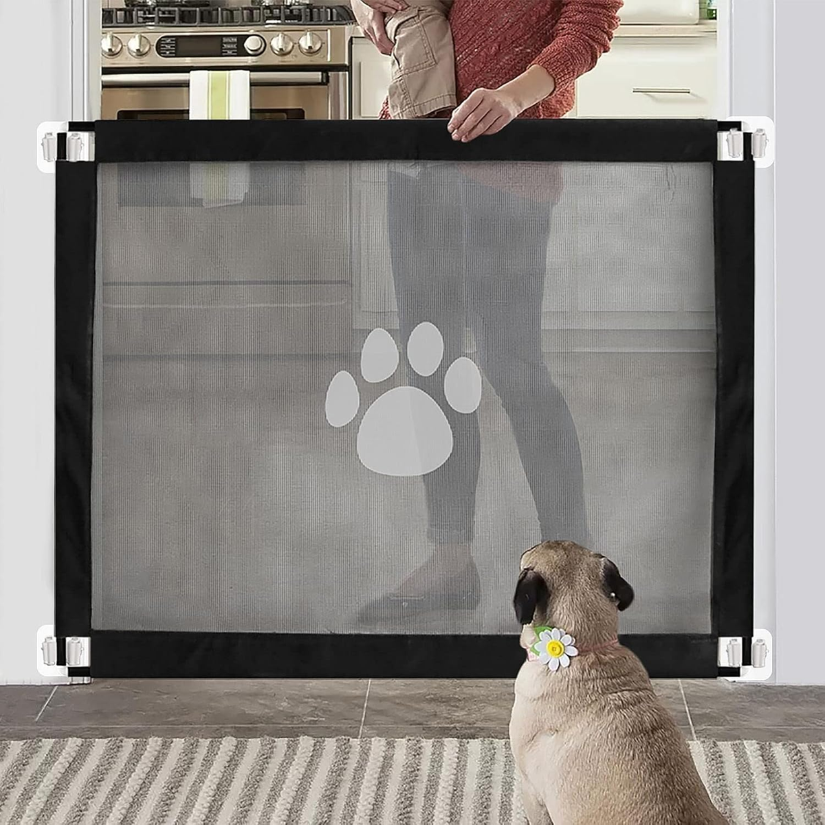 NAMSAN Schutzgitter für Hunde 80 x 100 cm