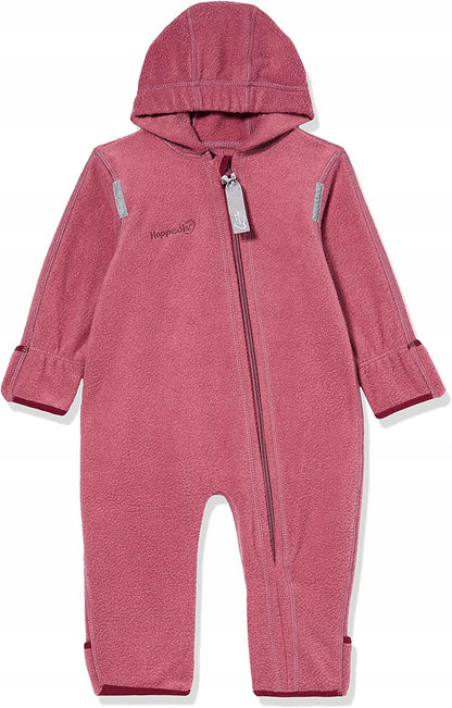 HOPPEDIZ Fleece-Overall mit Kapuze 56/62