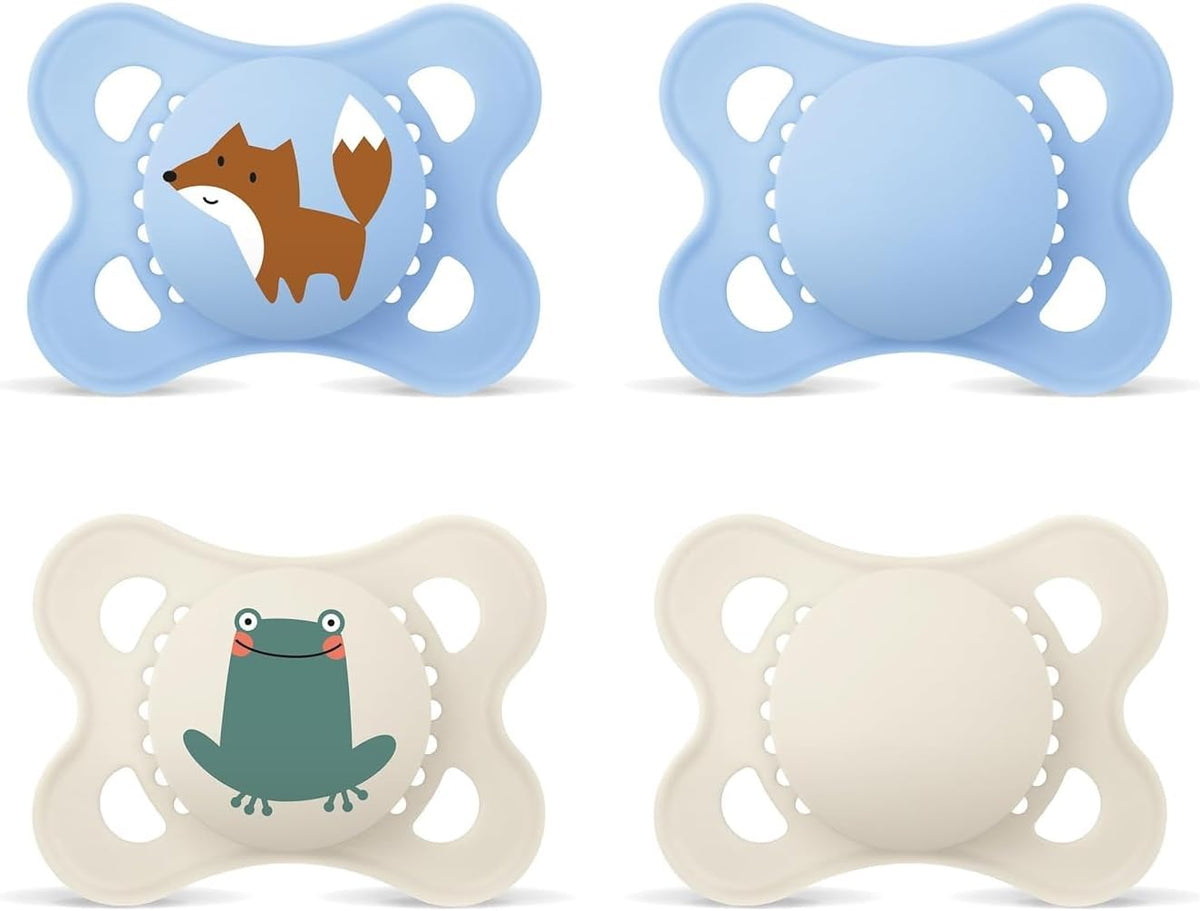 MAM Original silicone pacifiers 0-6m x4