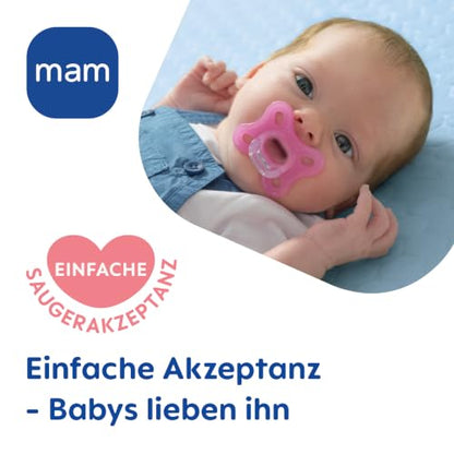 MAM Comfort Beruhigungsschnuller für Neugeborene 0-3m x2
