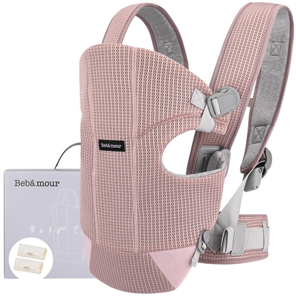 BEBAMOUR ergonomische Babytrage bis 12kg 3-in-1