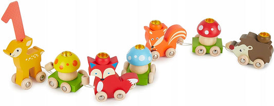 BIECOwooden birthday trainmulticolouredfree of harmful substancesafter-sale conditionVisually the set is in