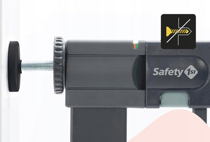 SAFETY 1ST SecureTech Metall Treppenschutzgitter ohne Stolperfallen 73-80cm