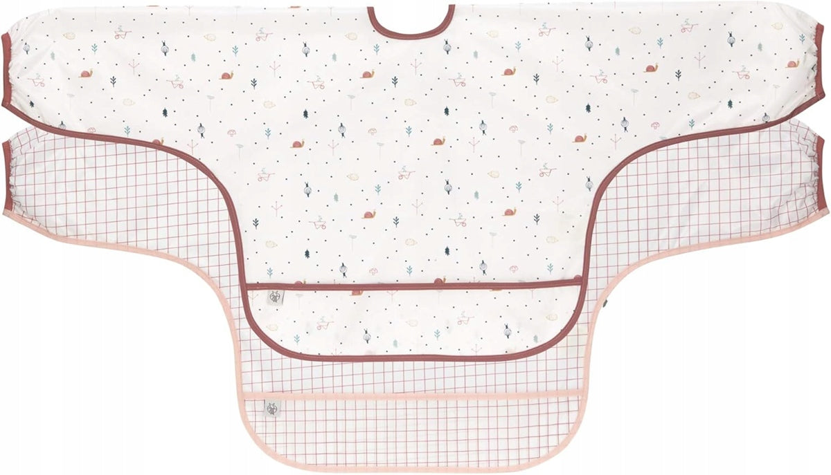 LASSIG Lätzchen Schürzen mit Tasche 2er-Set 6-24