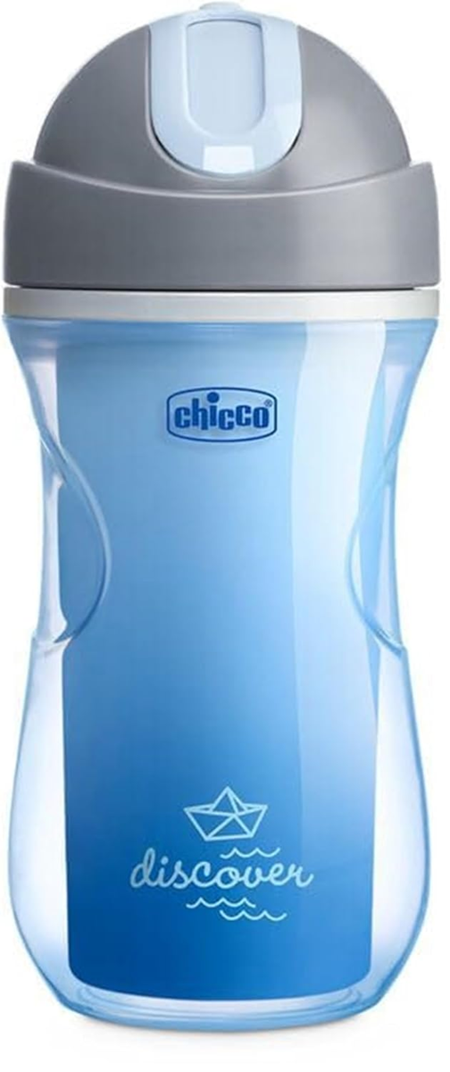CHICCO Sport Cup Trinkbecher mit Strohhalm 266 ml 14 m+