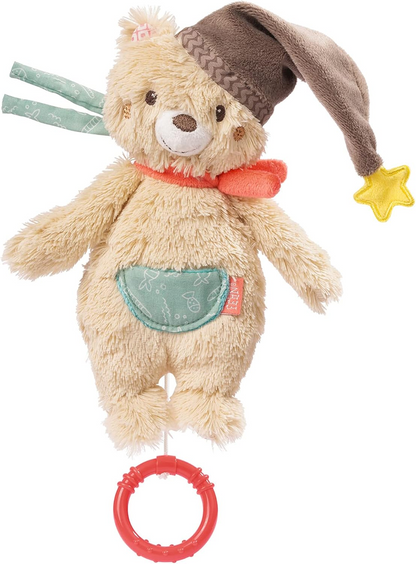 FEHN Kuschelbär Bruno Spieluhr Stofftier 21 cm
