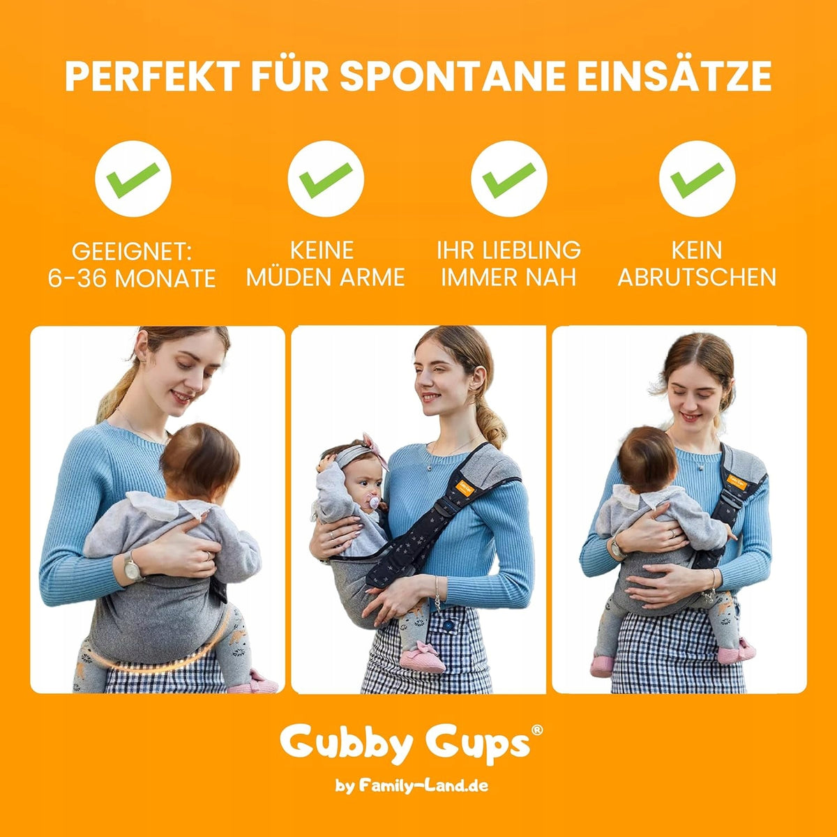 GUBBY GUPS Babytragetuch GURT bis 15kg