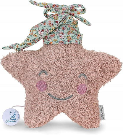 STERNTALER pluszowa zawieszka z pozytywką GWIAZDA "O, różowa gwiazdka z melodią Brahmsa, 18 cm