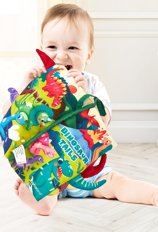 HAHALAND Dinosaur Tails sensory book, pendant