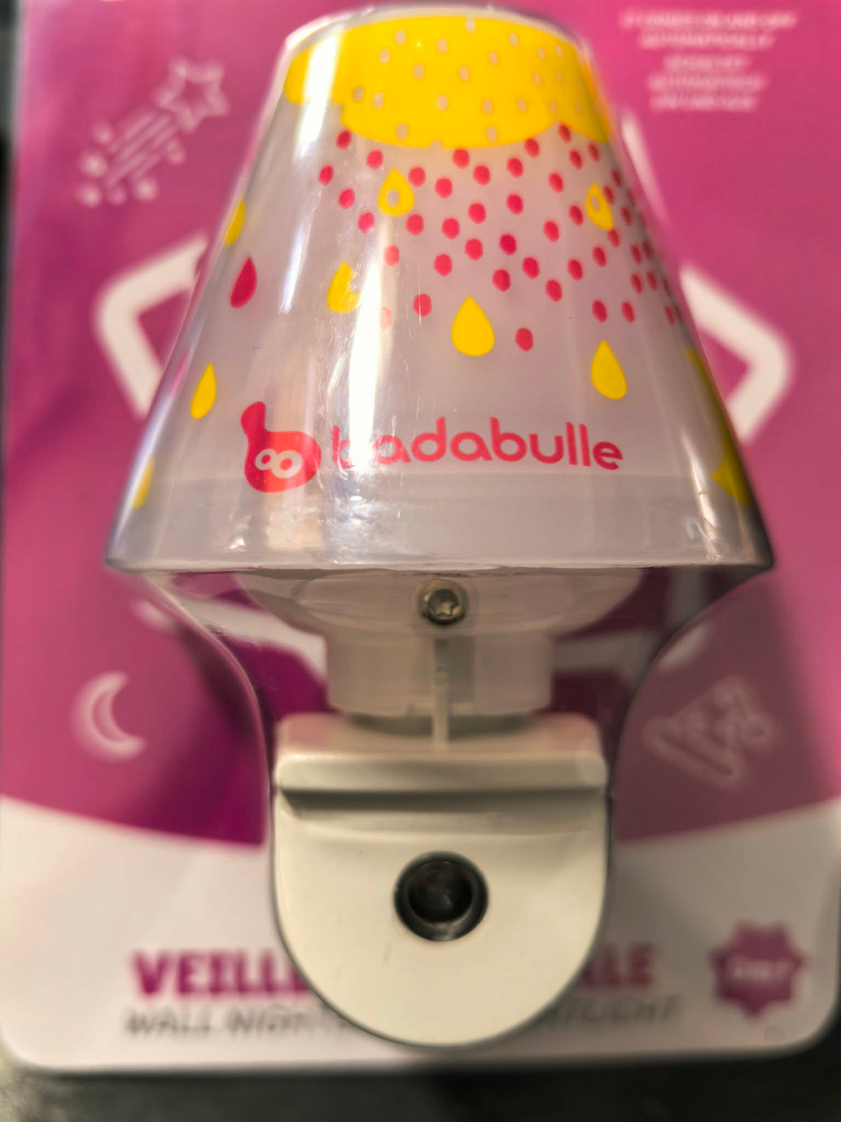 BADABULLE LED-Nachtlicht für die Steckdose, Dämmerungssensor 7,5 x 11 cm